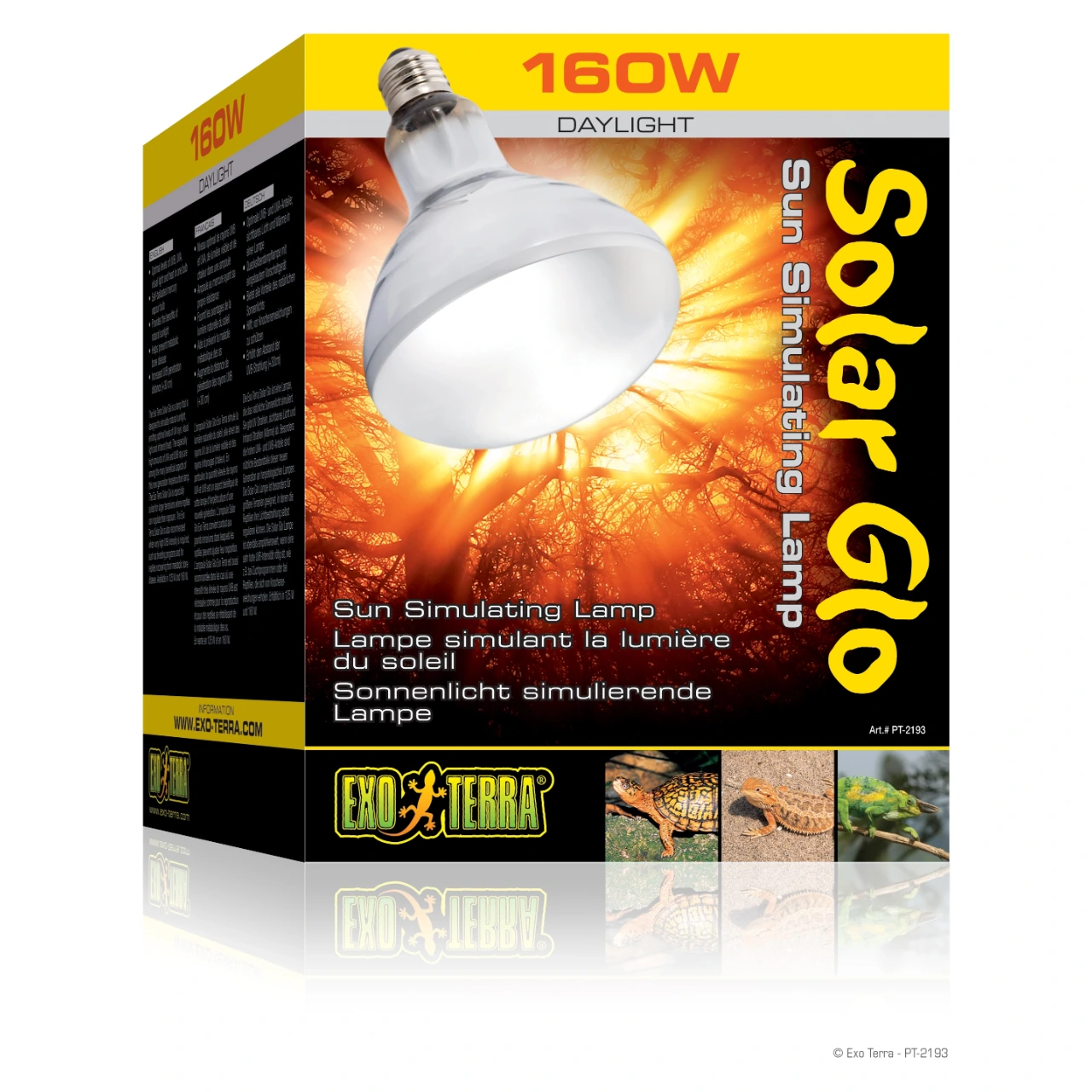 Exo Terra Solar Glo UVB kompakt pære 160 w